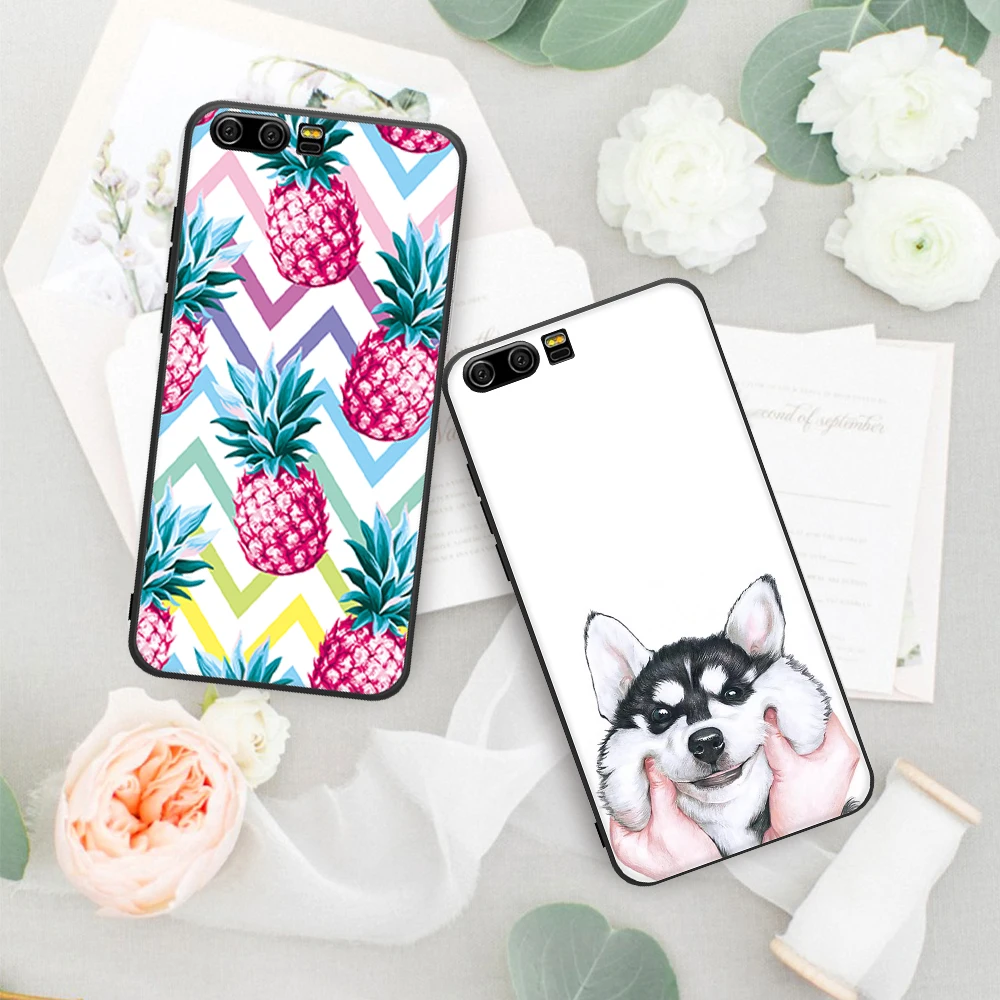 Милый чехол для телефона с изображением животных Honor 9i 8 9 Lite цветами huawei P8 P9 P10 P20 mate