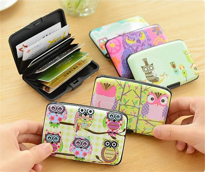 7 бит слота большой Ёмкость Новый Бизнес карты сумки Для женщин мужчин и