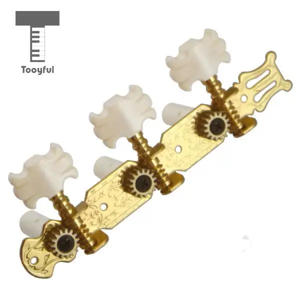 

Tooyful Guitar String Tuning Pegs Tuners Keys String Machine Heads for Classic Guitars 3R3L Inline