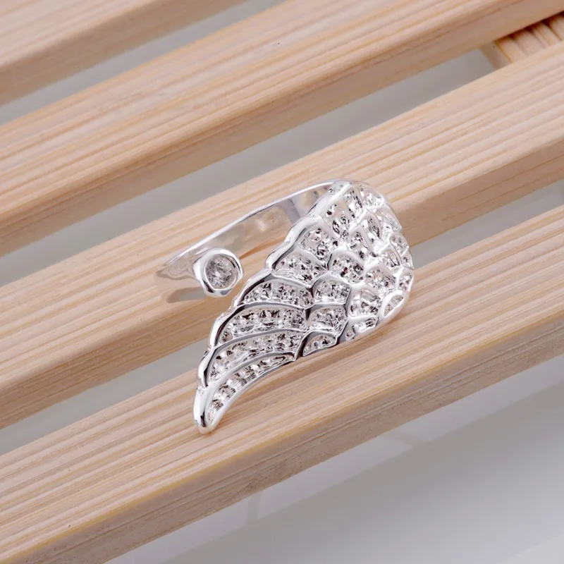 Оптовая продажа кольцо с покрытием из серебра 925 пробы модные ювелирные