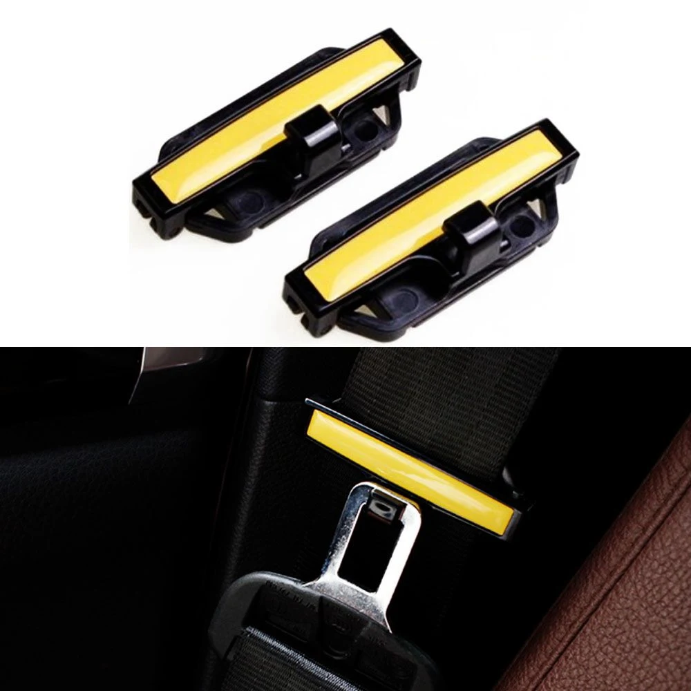 2 шт. зажимы для ремня безопасности автомобиля пряжка автомобильный Стайлинг