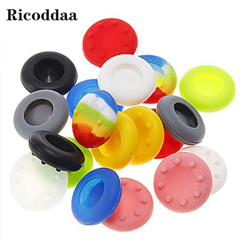 100 шт. силиконовые аналоговые ручки для PS3 крышки Sony Playstation 4 PS4 Xbox 360/One