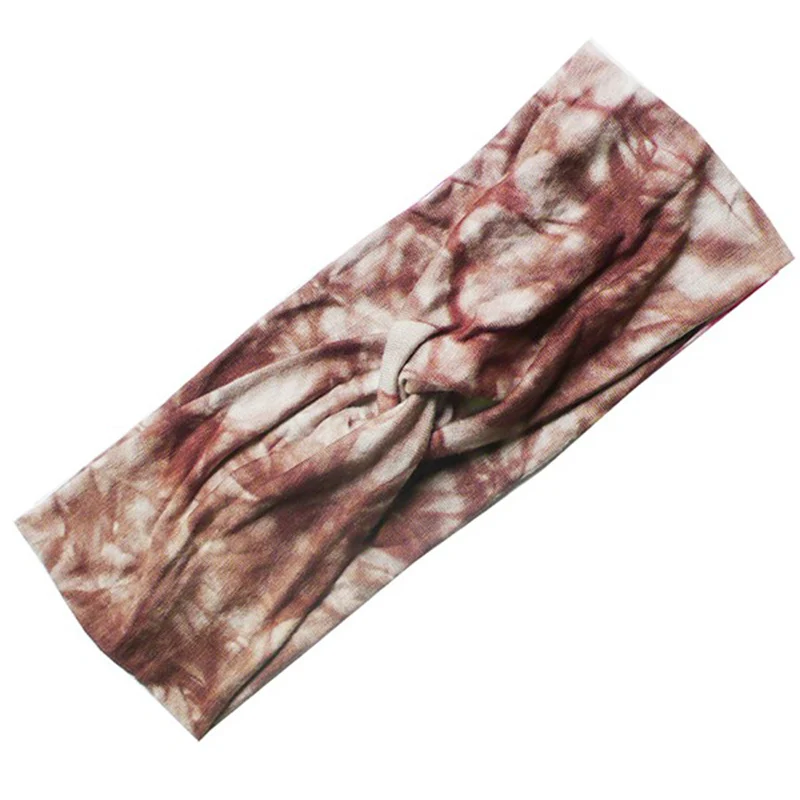 Женская эластичная повязка на голову с принтом |