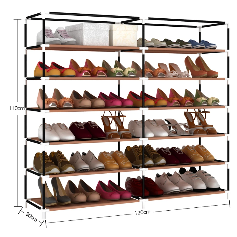 

2019NEW Home Simple Large Capacity Storage Shoe rack Dustproof Multilayer Shoe Shelf Cloth Shoe Organizer Cabinet 6 or 12 Layers