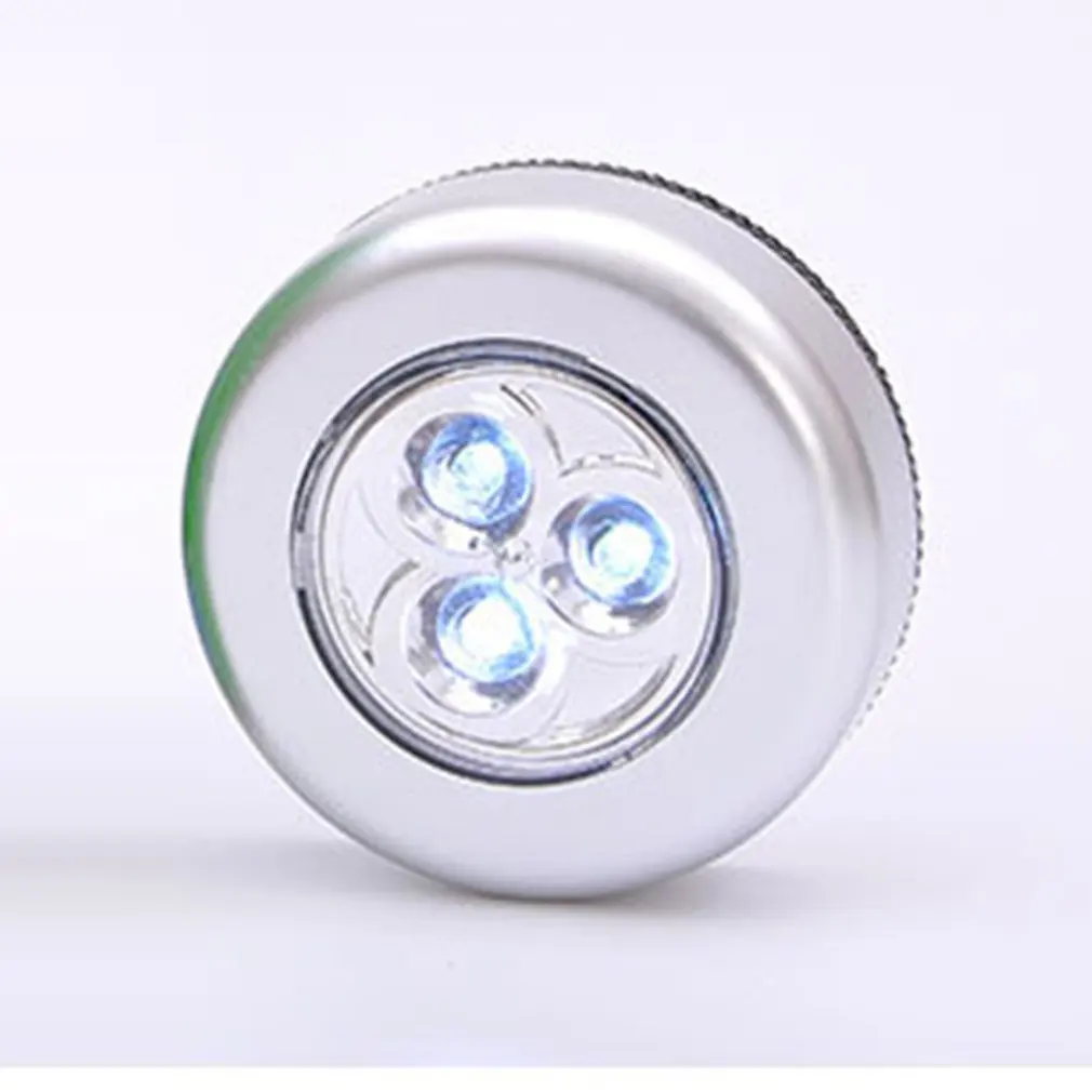 Серебряная аварийная лампа Светодиодная Ночная Pat Сенсорная белый свет