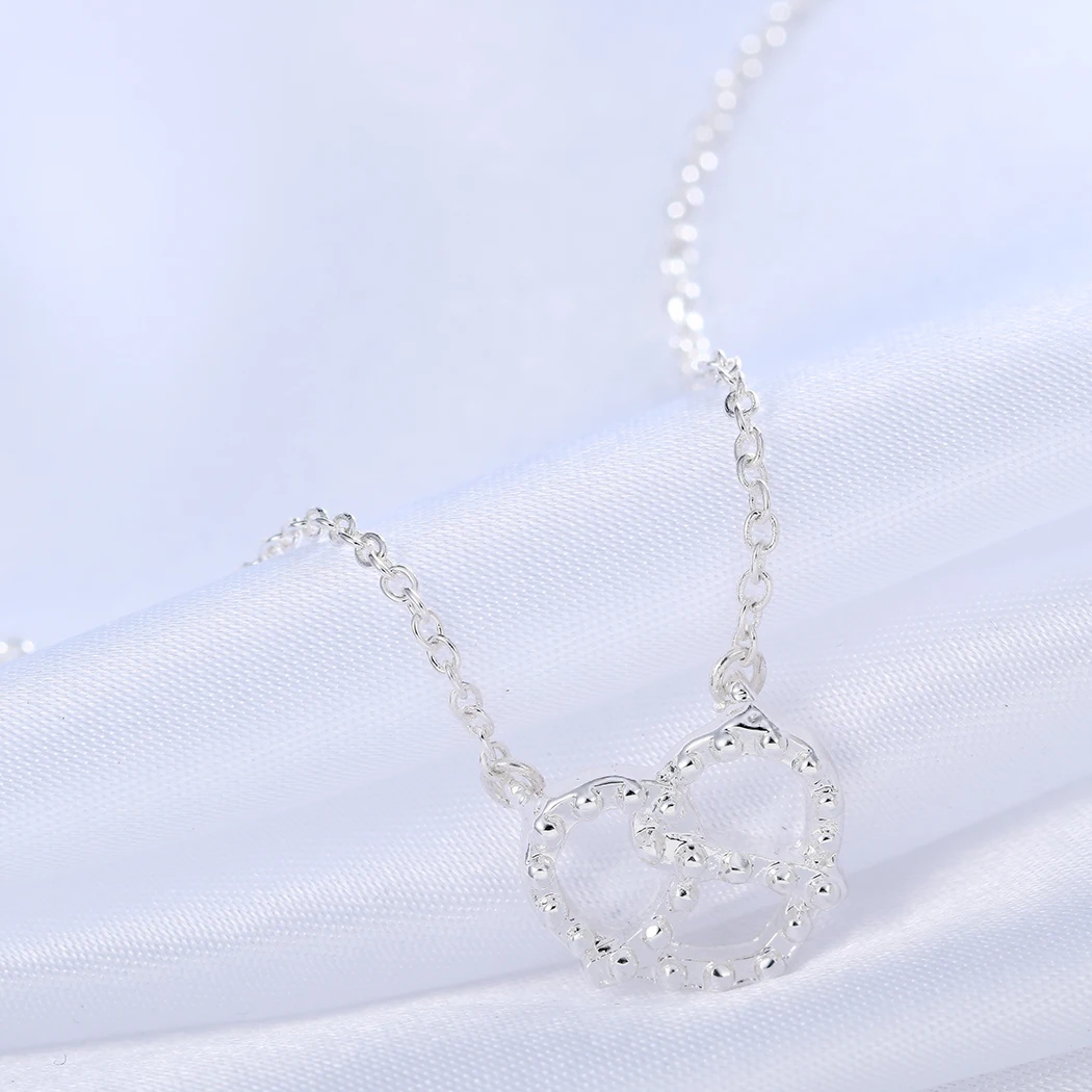 Женское колье с полым сердцем Cxwind кулоном и в виде креста сердца ювелирные