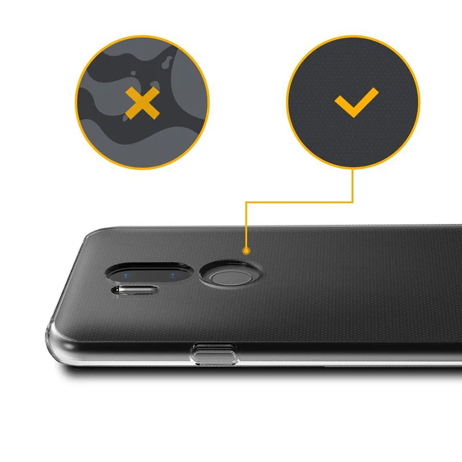 Прозрачный защитный чехол для LG G7 ThinQ мягкий силиконовый гель защита от ударов