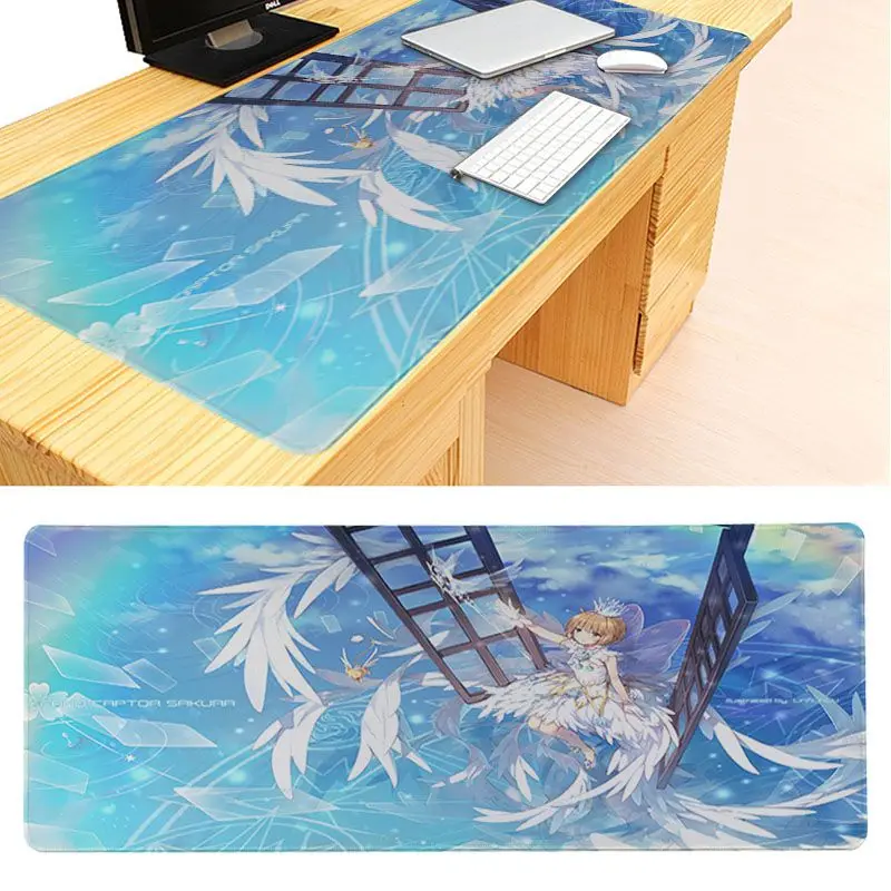 MaiYaCa простой дизайн Kinomoto Sakura логотип коврик для мыши геймер игровые коврики