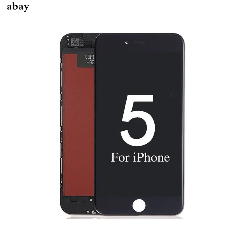 ЖК экран с дигитайзером для iPhone 5 5C 100% испытано сенсорный сменный дисплей AAA