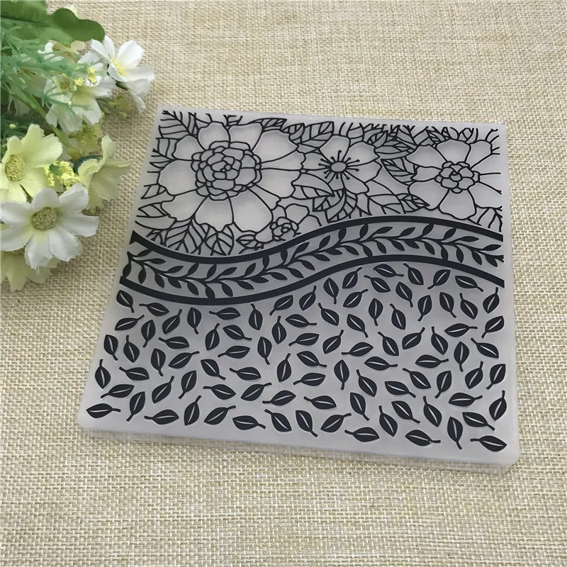 line leaves Plastic Embossing Folders for DIY Scrapbooking Paper Craft/Card Making Decoration Supplies | Дом и сад