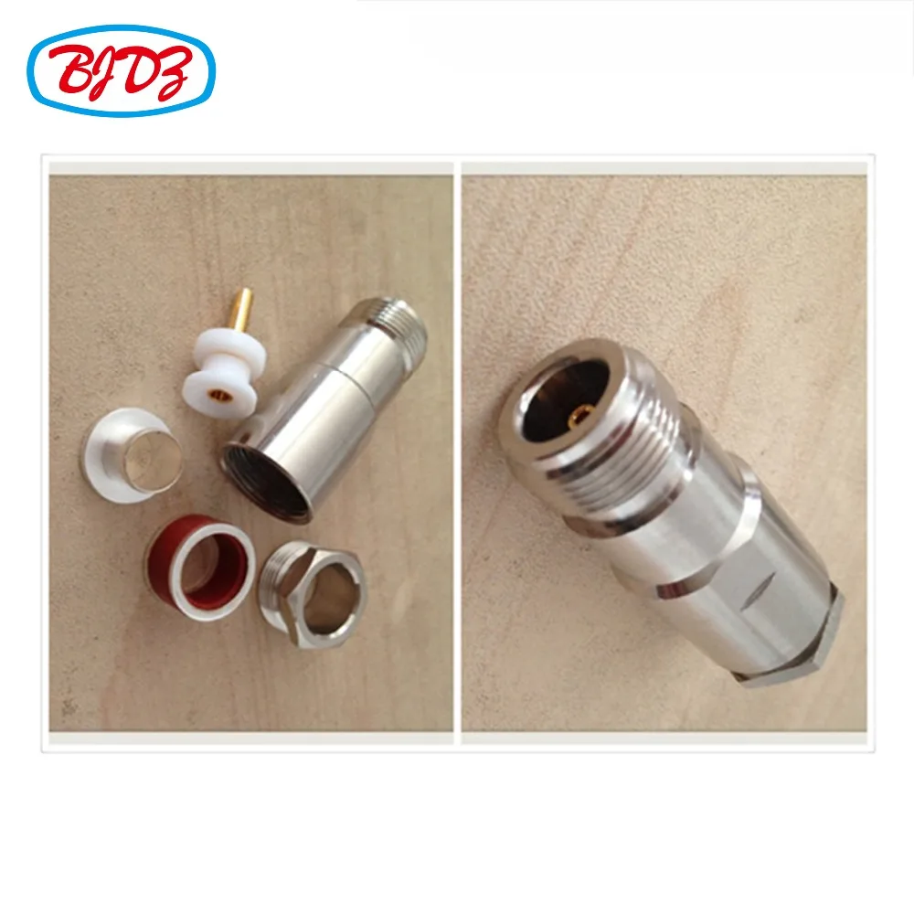 

Free Shipping 10pcs N-Type Female Jack clamp for RG8 A/U coax cable RF connector