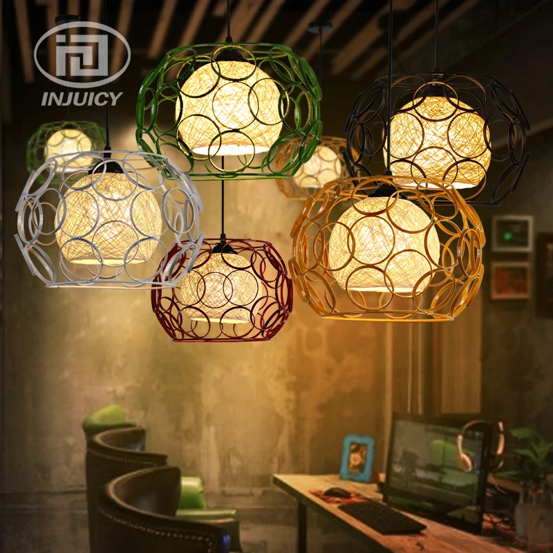 Винтажный подвесной светодиодный светильник в стиле лофт Эдисона люстра из