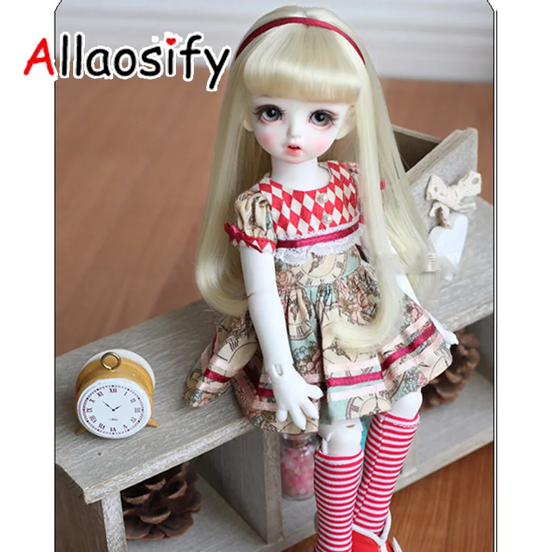 

Allaosify lovely curly doll wig 1/4 1/3 1/6 1/8 Mohair BJD hairs Jerryberry doll accessories Resin doll Collection doll wigs