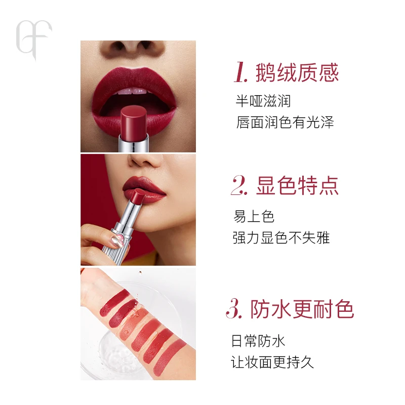 Новинка 6 цветов губная помада водостойкая телесная матовая бархатная Глянцевая