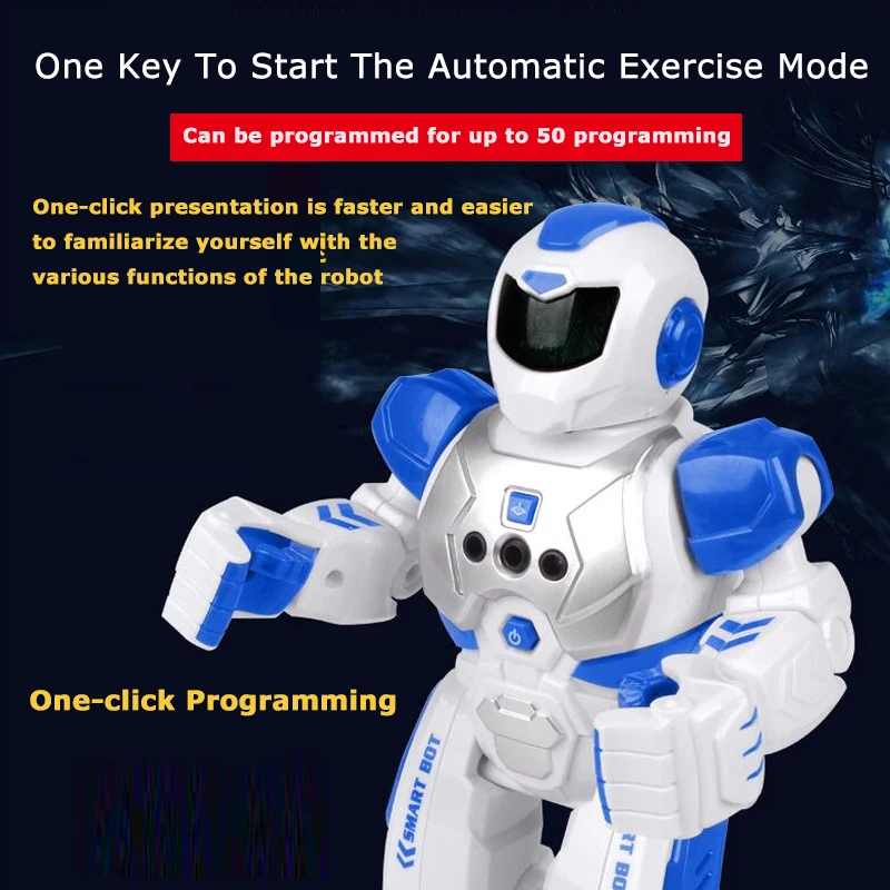 Робот игрушка с дистанционным управлением умный детский радиоуправляемый робот