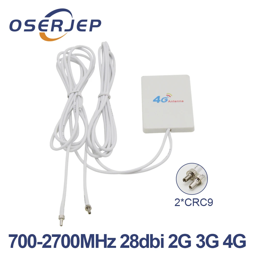 Crc9 Ts9 Sma 4g Lte панель с антенной разъем 3g 4g маршрутизатор Anetnna с 3 м кабелем для huawei 3g 4g Lte маршрутизатор модем антенна