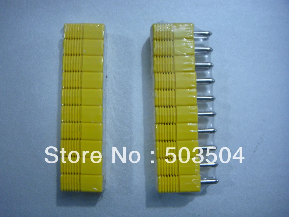 Соединитель термопары типа K штекер и гнездо стандартный размер круглый полый