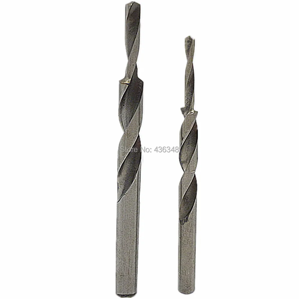 2pc Woodworker 10mm 8mm Twist Step Drill Bit Straight Shank Wood Pocket-Hole Jig Bits HSS for Manual Pocket Hole | Инструменты