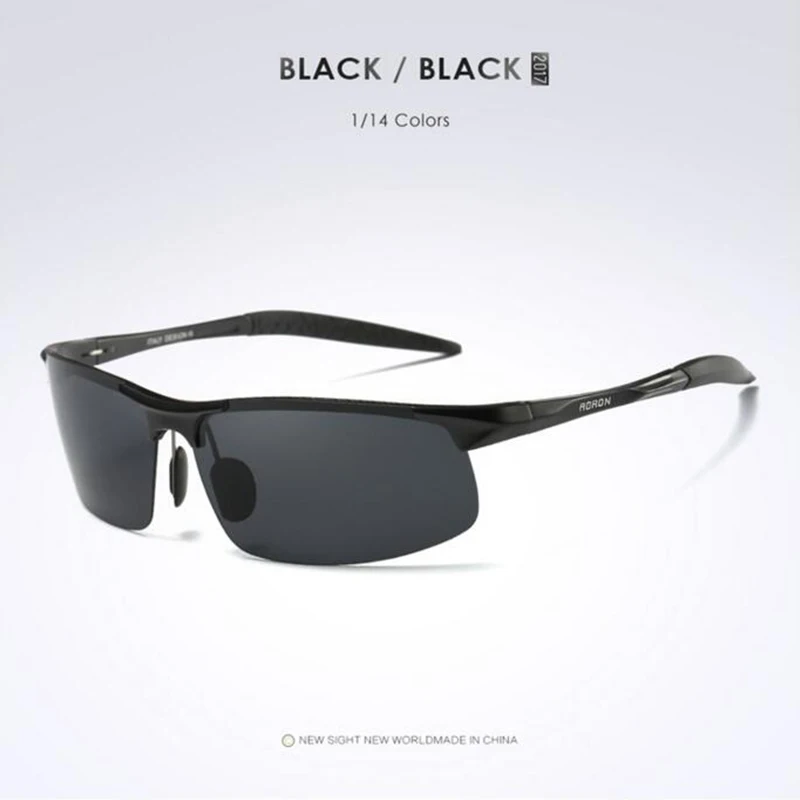 Мужские солнцезащитные очки с поляризационными стеклами винтажные