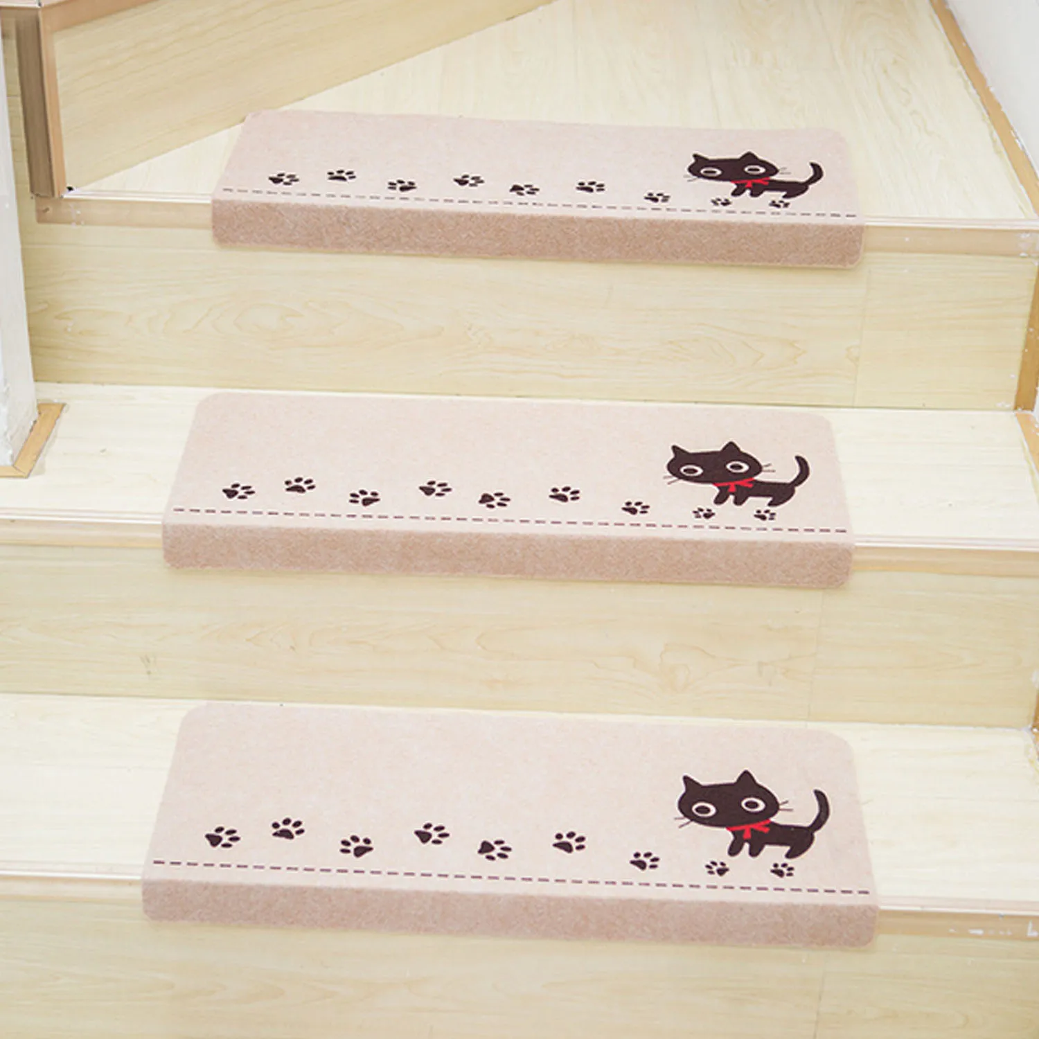 10 шт. Нескользящие самоклеящиеся Кофе бежевый внутреннее Безопасность