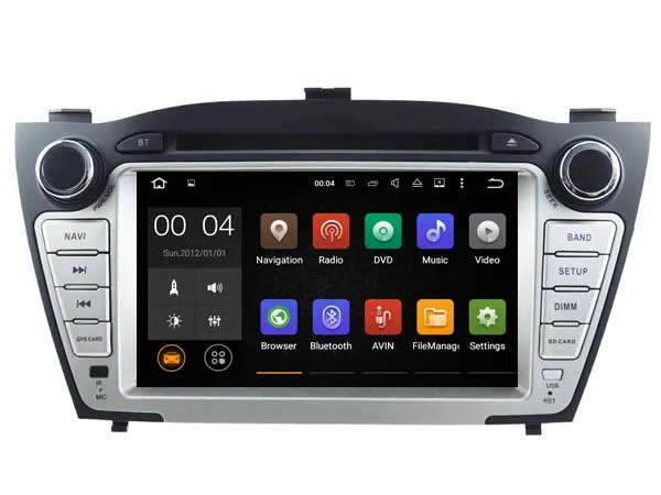 Android 9 0 автомобильный аудио dvd-плеер для HYUNDAI ix35 2009-2013/TUCSON gps автомобильное