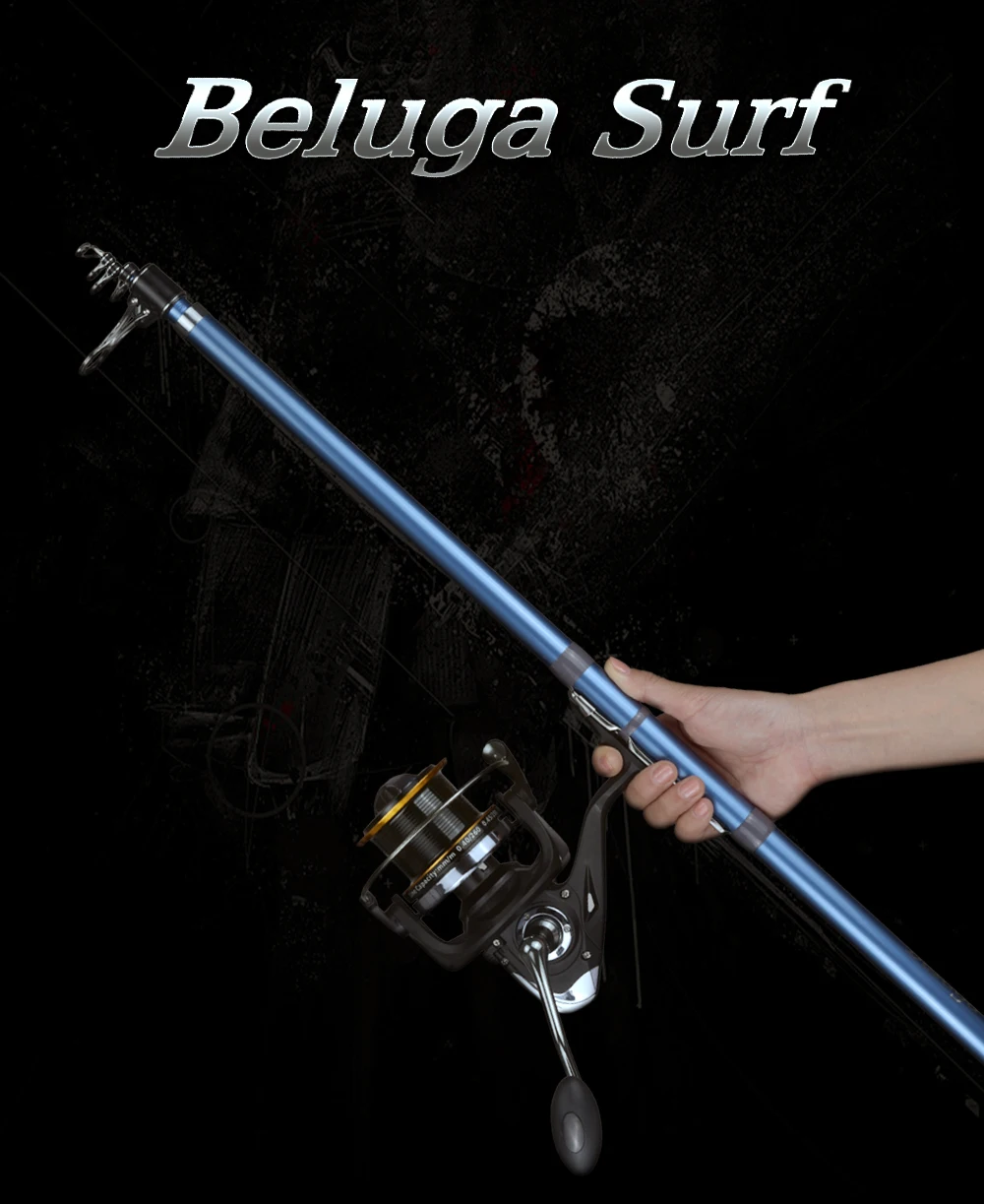 Obei Japan Full Fuji Tele Surf Rod телескопическая удочка 80-150 длинного литья удочка для серфинга 3.85M4.05M4.25M