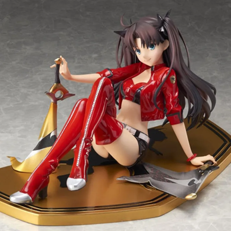 1/7 аниме сексуальная фигура Fate/Stay Night Tohsaka Rin RACING Ver. Сидящая Девочка ПВХ фигурка