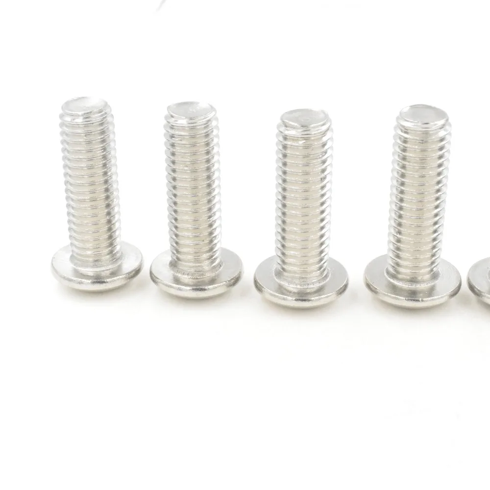 M8 Bolt Button Head Socket Screw 304 Stainless Steel M8*(10/12/16/20/25/30/35/40) mm 10pcs |