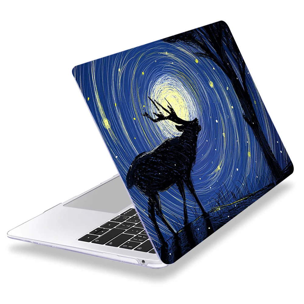 Чехол Redlai с прозрачным кристаллом для Macbook Air, 13 дюймов, A1932, для apple macbook Pro, 13, 16 дюймов, сенсорная панель,, retina, A2159, A2141
