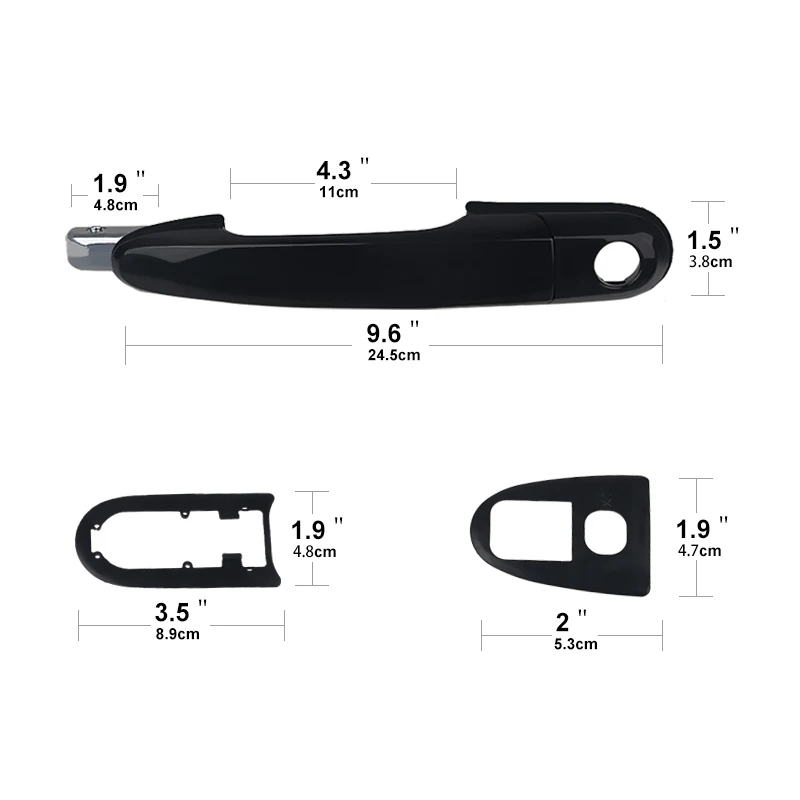 1 шт. левая и правая внешняя дверная ручка наружная для Hyundai Tucson 2004-2019 83660-2E000