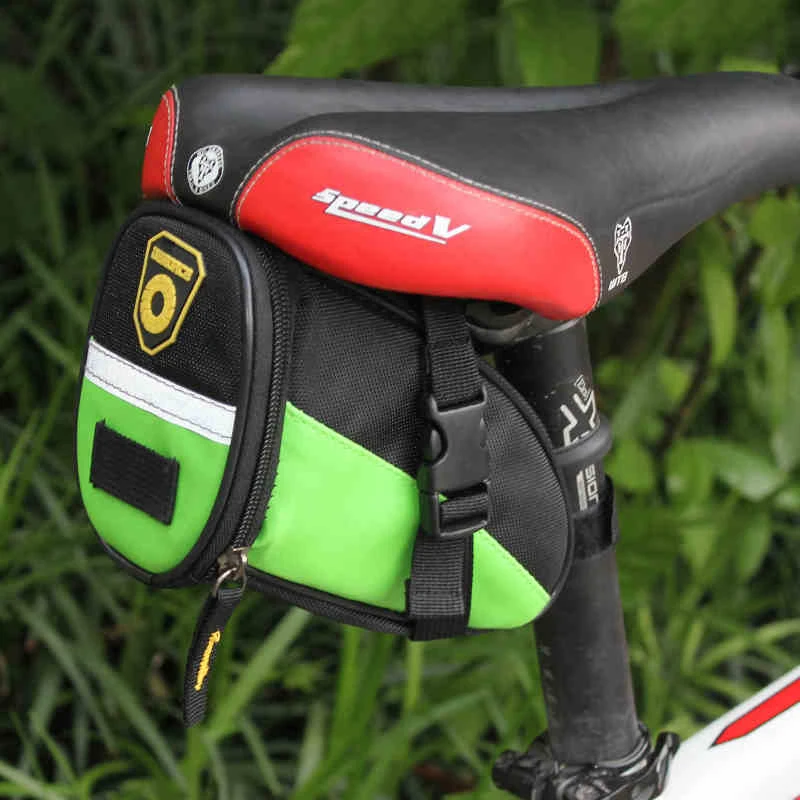 Deroace Велосипед сумка Shell непромокаемые седельная светоотражающие велосипед