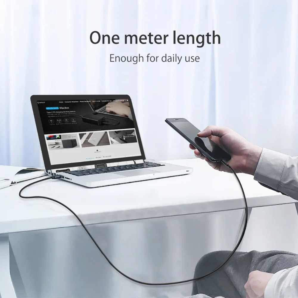 Кабель Usb Type C ORICO кабель для быстрой зарядки и синхронизации данных Samsung S9 S8 Note 8