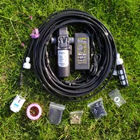 Black 11 nozzles 12V на случай запотевания стекол можно использовать насос 160PSI высокое Давление усилитель диафрагмы распылитель водяного насоса 20-40ft с 6-16 шт. на случай запотевания стекол можно использовать насадки - Цвет: Black 11 nozzles