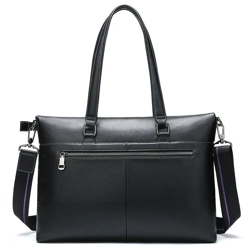 

2019 New Men's Bags Business Briefcase Computer Men Bags Totes Genuine Leather Crossbody Male Messenger Bag Men's Shoulder Bag