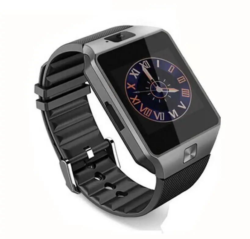 Смарт-часы Timethinker, цифровые, Bluetooth, SIM, TF карта, камера, умные часы для Apple iPhone, samsung, Android, мобильного телефона - Цвет: Black