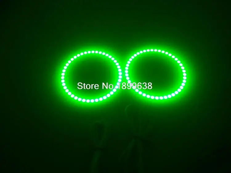 Для 2008-2015 Smart ForTwo RGB светодиодный фар колец halo ангел демон глаза с пульта