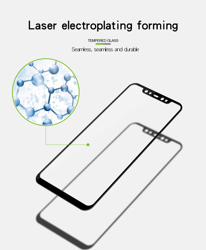 Mofi For xiaomi MI 8 mi8 6.21&quot Full Cover Color Tempered Glass Screen Protector Toughened Protective Film |