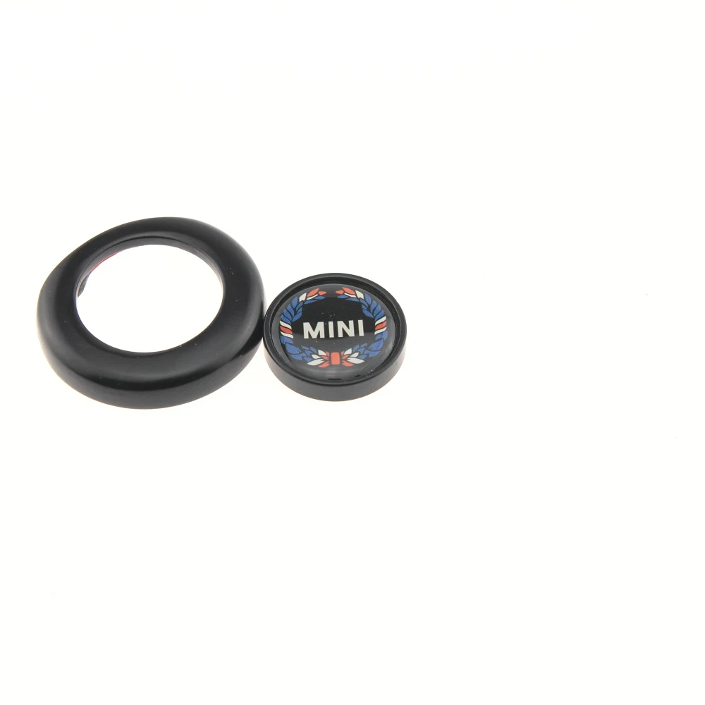 Красный синий лавровый венок черная отделка кнопка запуска двигателя включения