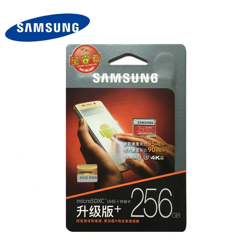 Samsung U3 Memory Card 128GB EVO PLUS Micro sd card Class10 UHS-1 64GB 256GB Speed Max 100M/S 32G Microsd for Tablet Smartphone |