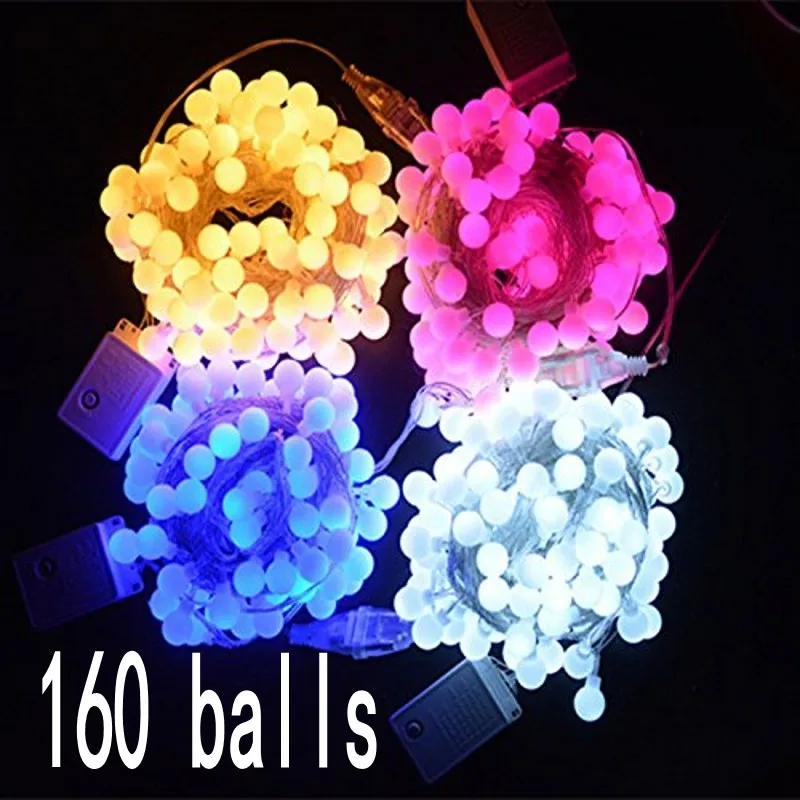 20 м 200 LED шар рождественское окно занавес вишневые огни гирлянда Сказочный свет