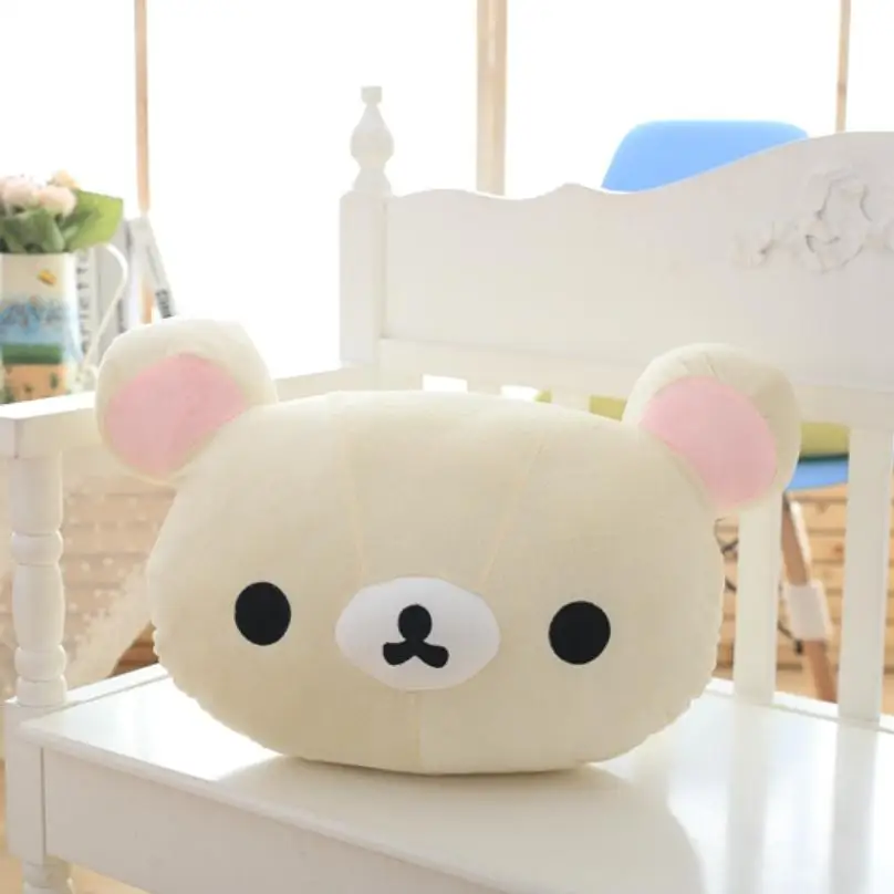 50*30 см Kawaii Большой коричневый японский стиль Rilakkuma плюшевые игрушки плюшевый медведь чучело кукла подарок на день рождения