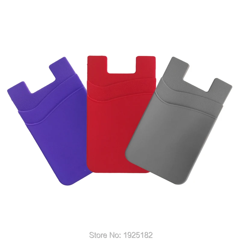 Эластичный двухслойный кошелек для телефона мужчин и женщин силиконовый