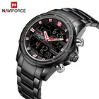 Часы NAVIFORCE мужские, спортивные, кварцевые, стальные, водонепроницаемые, военные