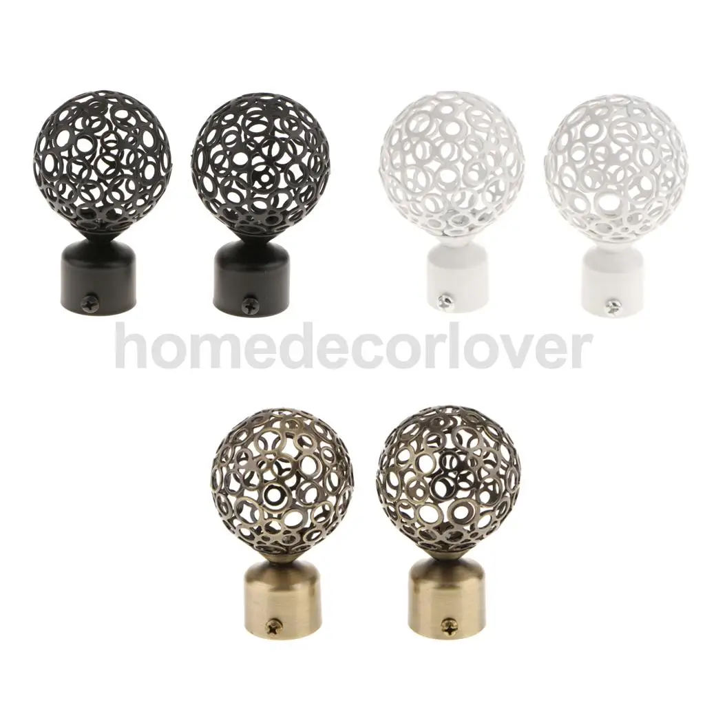 2 шт. декоративные колпачки для занавесок внутренний диаметр 28 мм|curtain rod|window curtain