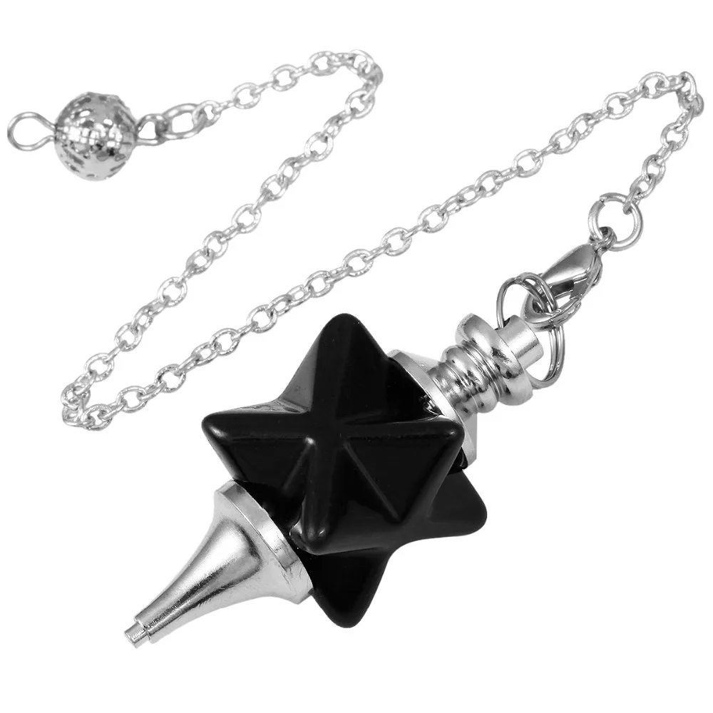 Мерка SUNYIK звезда Подвеска в виде каменного маятника Reiki исцеляющая кристальная