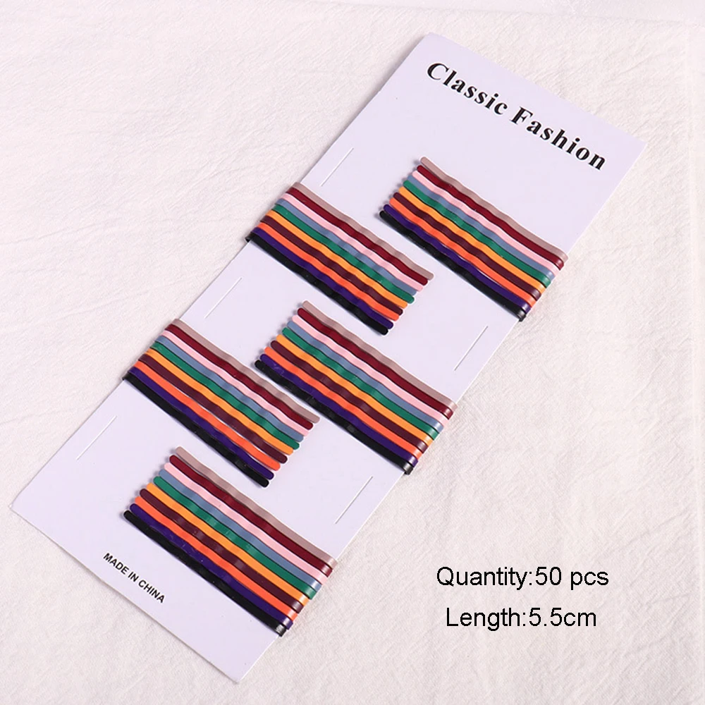 50 шт./компл. Карамельный цвет Для женщин модная одежда для девочек из металла