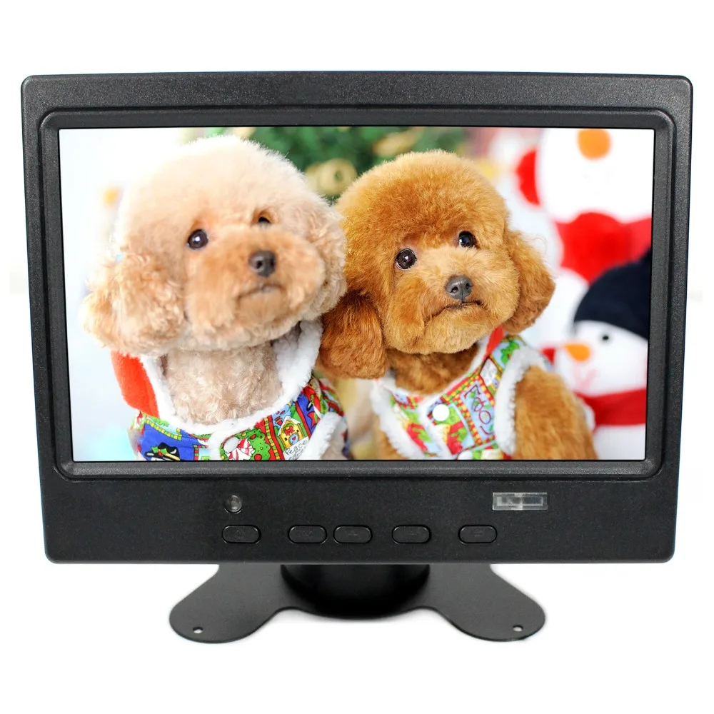 

7inch 800x480 LCD Monitor With HD MI+VGA+AV Input Signal For Bus and Desk Monitor