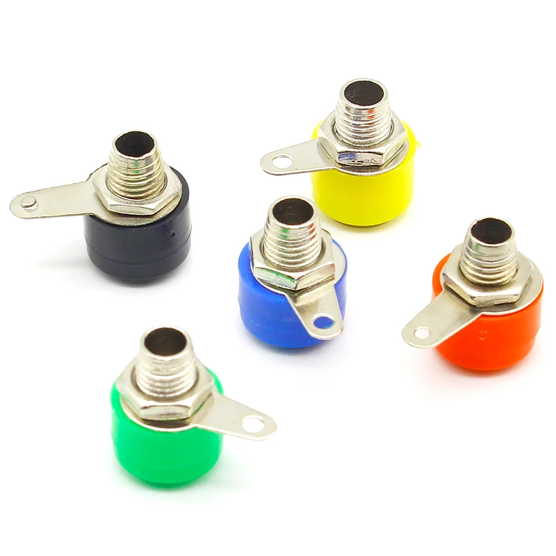 Штепсельная вилка типа банан 4 мм штекер и гнездо для вставки разъема детали