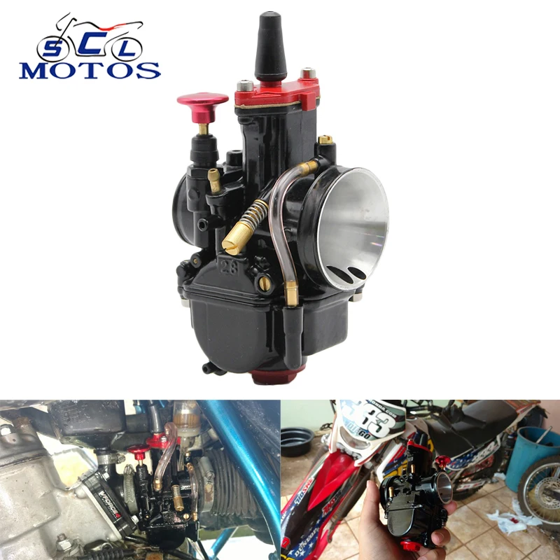 Карбюратор для мотоцикла Sclmotos 21 24 26 28 30 32 34 мм Mikuni Keihin PWK карбюратор с струей