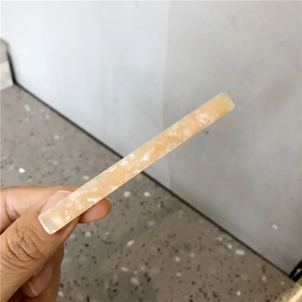 Женские акриловые прямоугольные заколки для волос леопардовые шпильки с